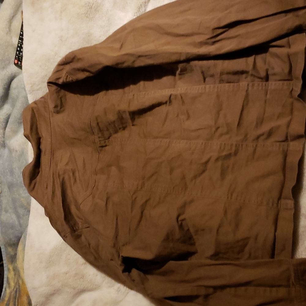 Brown button up jacket - Picture 2 of 2